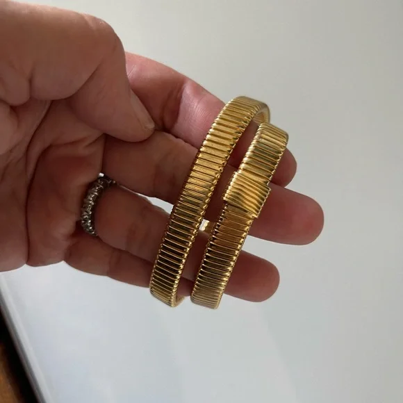 J. Crew Gold Coil Wrap Bracelet - Picture 5 of 14